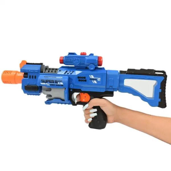 Rapid Launcher: Pistola spara-spugne elettrica a tamburo rotante con 20 proiettili, 49 cm immagine 7