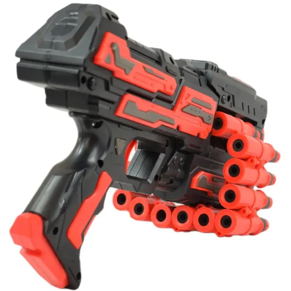 Rattle Belt Track Pro: Pistola spara-spugna con caricatore e proiettili con una portata di 18 metri immagine 2