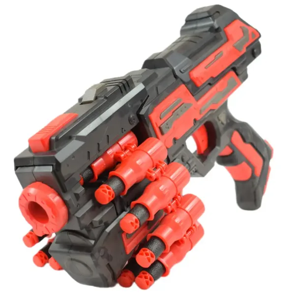 Rattle Belt Track Pro: Pistola spara-spugna con caricatore e proiettili con una portata di 18 metri immagine 3