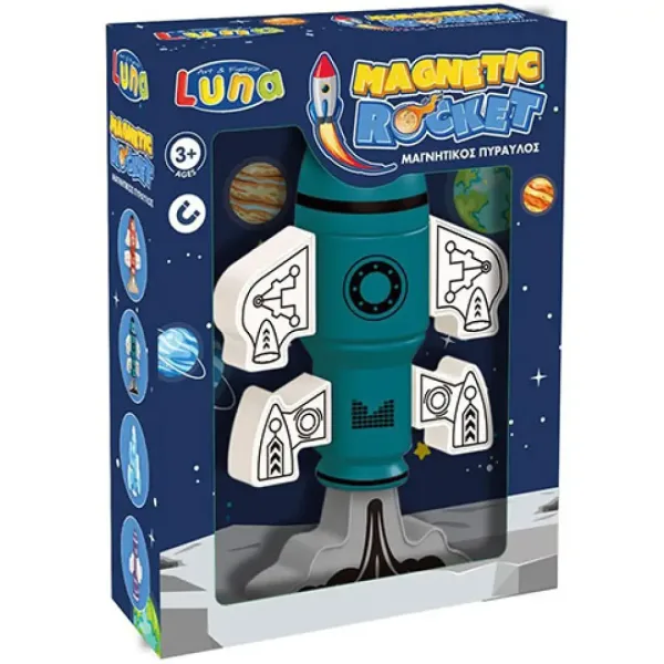 Razzo magnetico di colore verde immagine 1