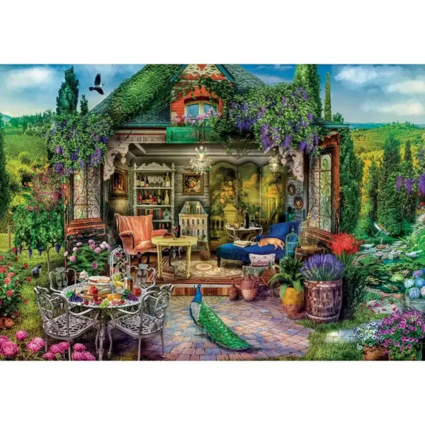 Relax in una regione vinicola - Puzzle HQC da 1000 pezzi - Clementoni immagine 2
