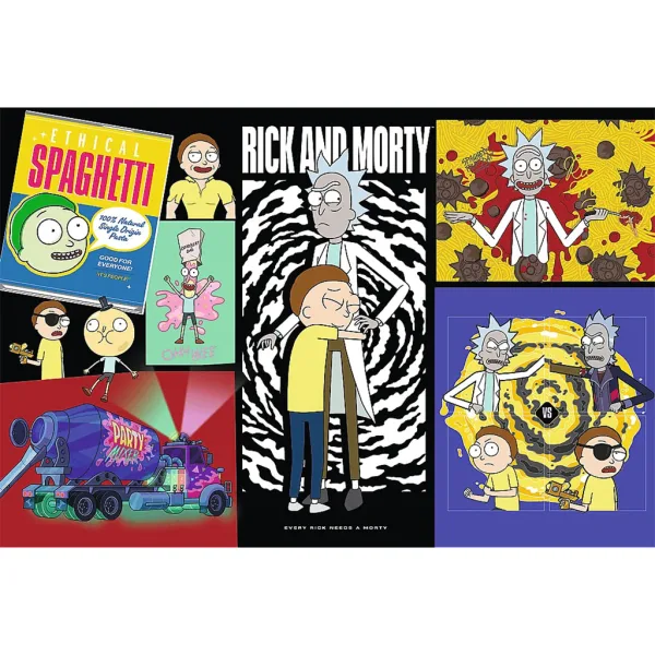 Rick e Morty Un luogo strano nella galassia puzzle da 300 pezzi - Trefl immagine 2