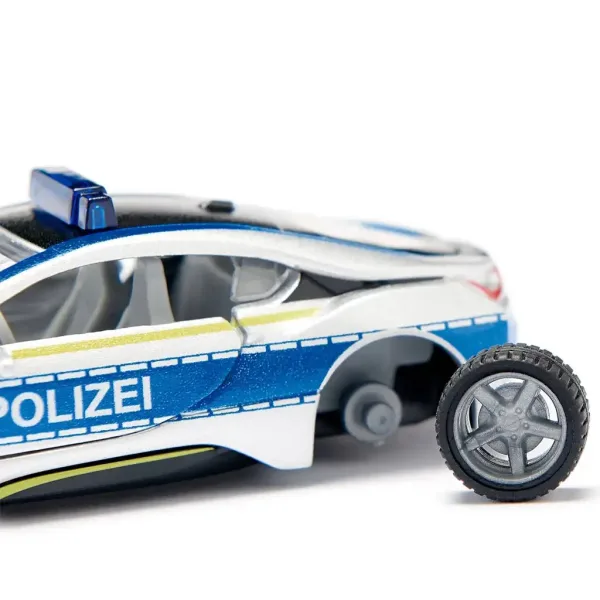 SIKU BMW i8 Polizia auto giocattolo 1/50 immagine 3