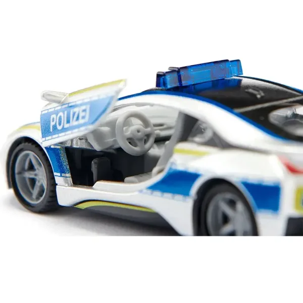 SIKU BMW i8 Polizia auto giocattolo 1/50 immagine 4