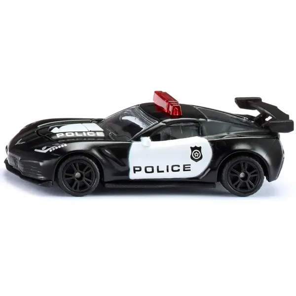 SIKU Chevrolet Corvette ZR1 Polizia modellino 1/64 immagine 1