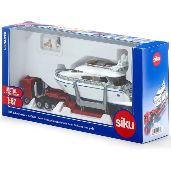 SIKU MAN camion con rimorchio e yacht 1/87 immagine 3