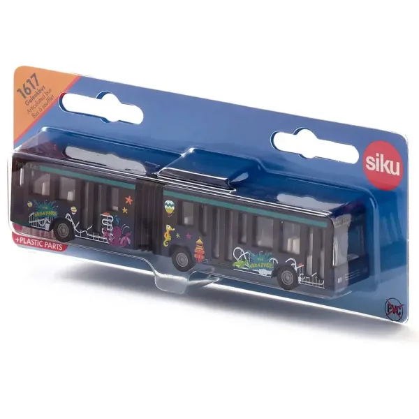 SIKU autobus articolato urbano blu 1/55 immagine 4