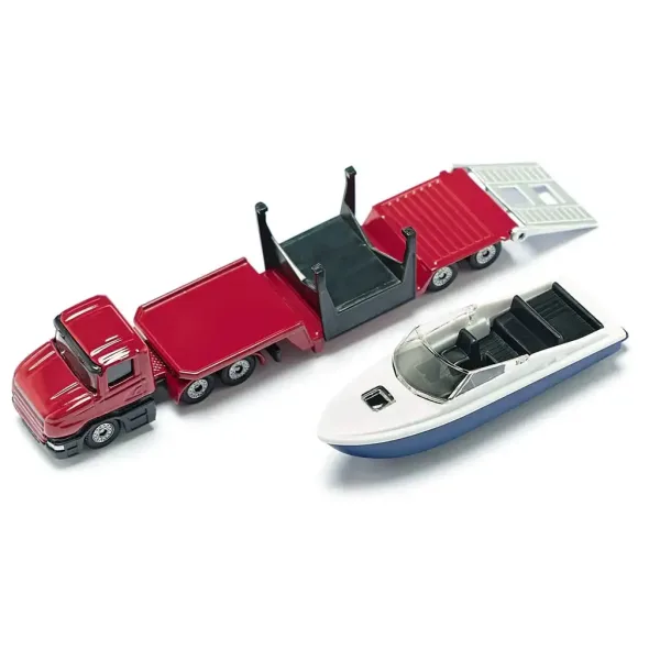 SIKU set di gioco camion con motoscafo 1/87 immagine 3