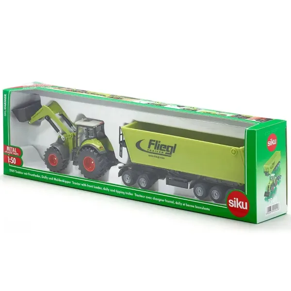 SIKU trattore Claas con caricatore 1/50 immagine 2