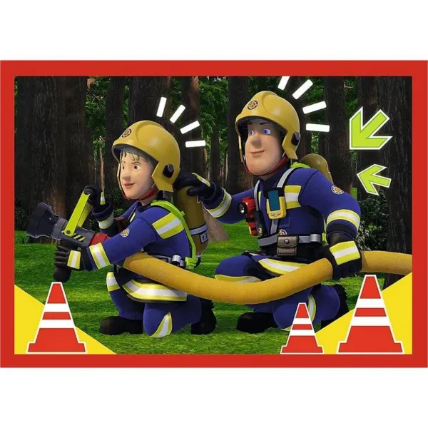 Sam il pompiere puzzle 4 in 1 da 12-15-20-24 pezzi - Trefl immagine 4