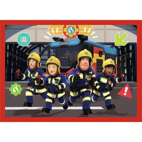 Sam il pompiere puzzle 4 in 1 da 12-15-20-24 pezzi - Trefl immagine 5