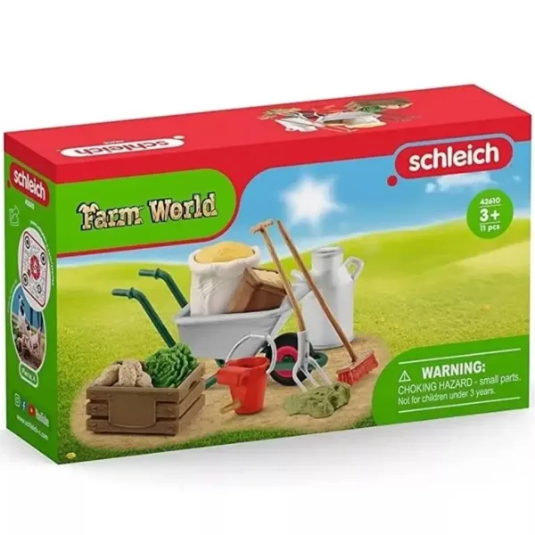 Schleich: Farm World - Accessori per la cura della stalla (42610) immagine 1