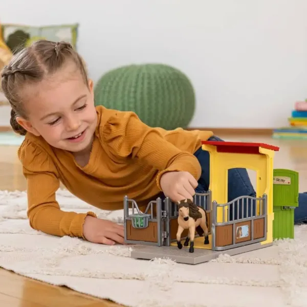 Schleich: Farm World - Box per pony Set stallone pony islandese (42609) immagine 5