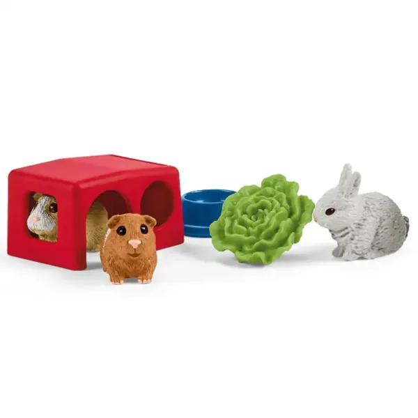 Schleich: Farm World - Set da gioco Casa per conigli e porcellini dIndia (42500) immagine 3