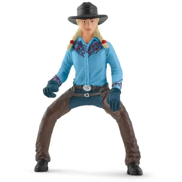 Schleich: Farm World - Set da gioco gara di lazo con cowgirl (42577) immagine 4