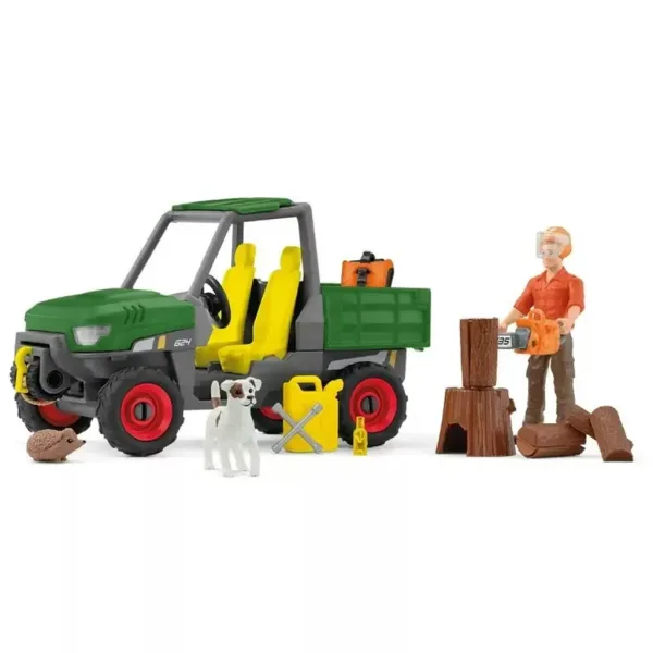 Schleich: Farm World - Set di gioco Lavori forestali (42659) immagine 4