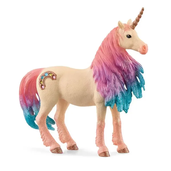 Schleich: Figura di unicorno femmina Marshmallow (70723) immagine 1