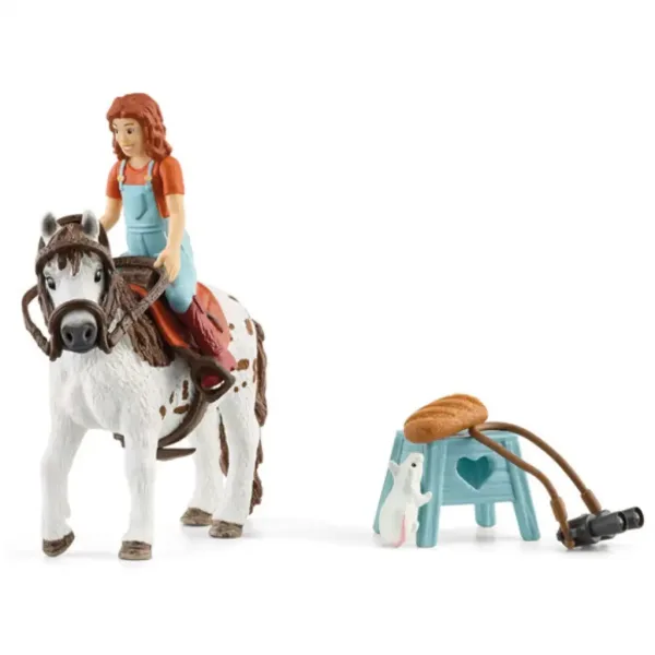Schleich: Horse Club - Set da gioco Mia e Spotty con figura di cavallo (42518) immagine 2