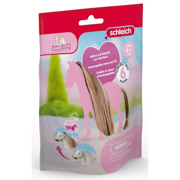 Schleich Horse Club: Le Bellezze di Sofia - Set di accessori per criniera e coda castano dorato (42653) immagine 1