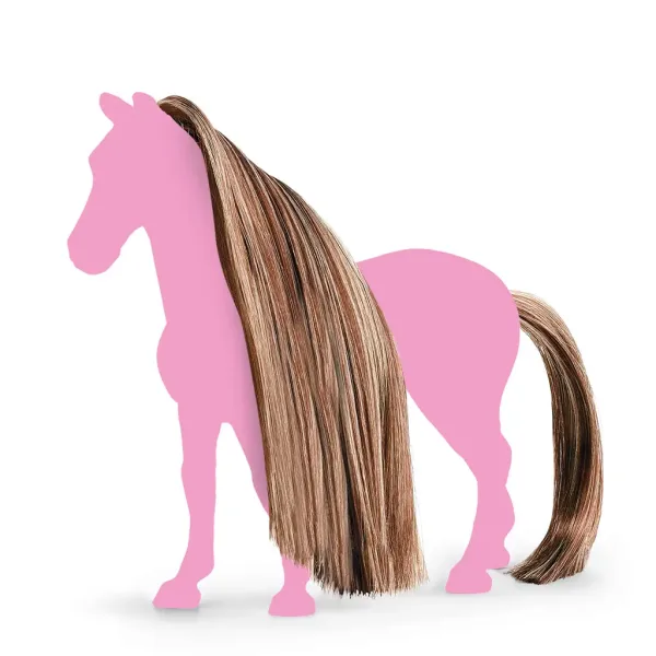 Schleich Horse Club: Le Bellezze di Sofia - Set di accessori per criniera e coda castano dorato (42653) immagine 2