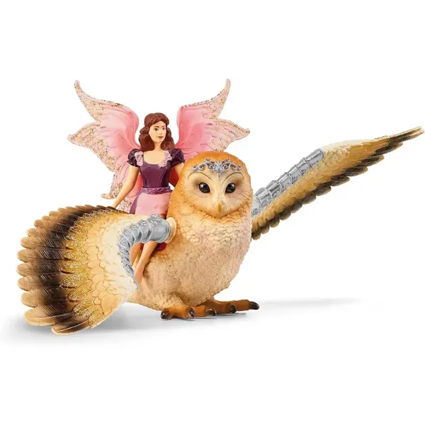 Schleich: Set fata su gufo (70789) immagine 2