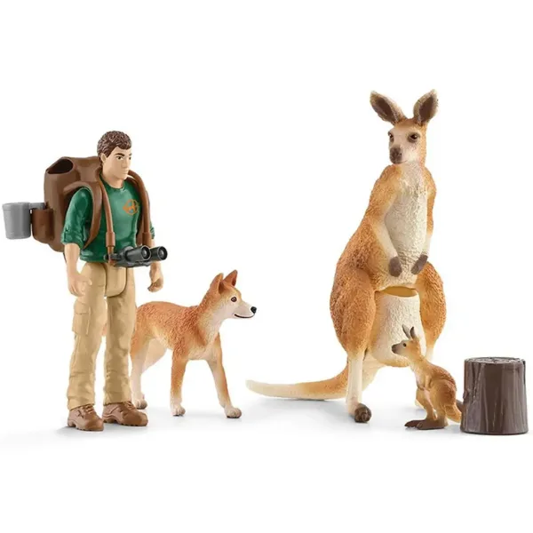 Schleich: Wild Life - Set di figure Avventura Canguro (42550) immagine 2