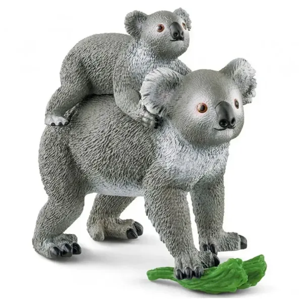 Schleich: Wild Life - Set di figure di mamma koala e cucciolo (42566) immagine 2