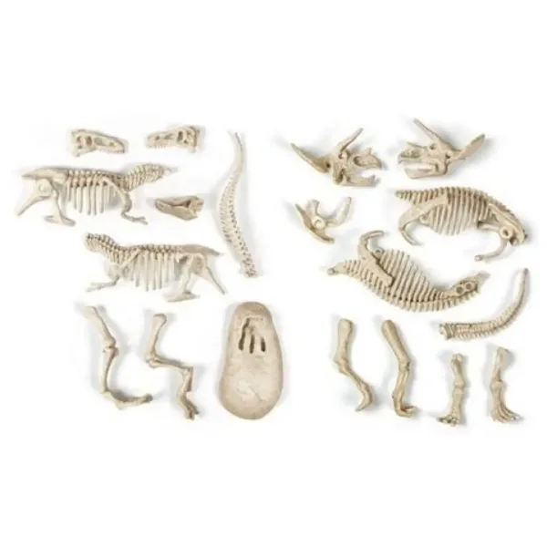 Science&Play: Archeofun T-rex e Triceratops luminosi set da archeologo - Clementoni immagine 3