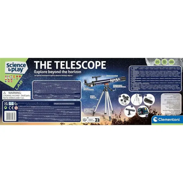 Science & Play: Telescopio astronomico NASA - Clementoni immagine 2