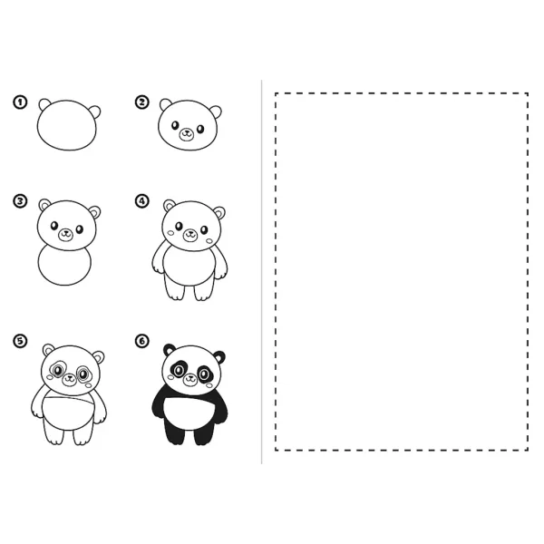 Scuola di disegno Kawaii - Impara a disegnare passo dopo passo quaderno di attività - Trefl immagine 3