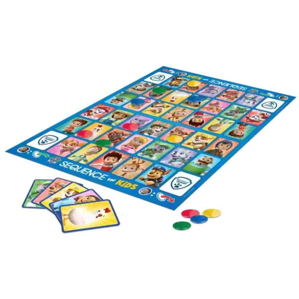 Sequence Junior gioco da tavolo - edizione Paw Patrol immagine 2