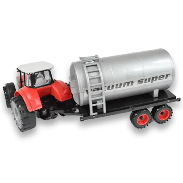 Serie Camion da Fattoria: Trattore con serbatoio dacqua rosso o verde 46cm immagine 2