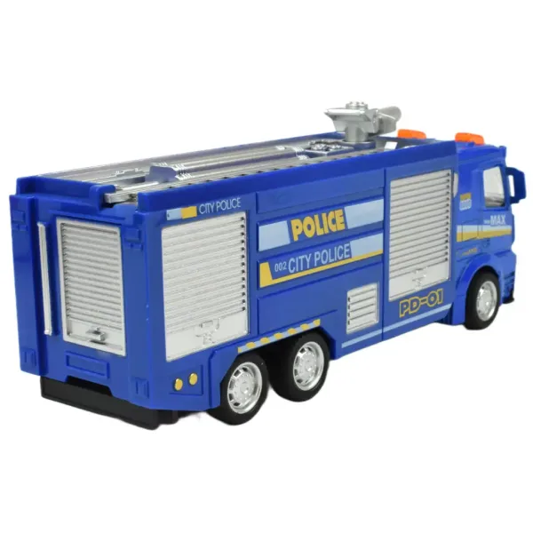 Set Polizia: Camion della polizia a retrocarica con luci e suoni in diverse varianti 19cm 1 pezzo immagine 10