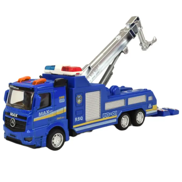 Set Polizia: Camion della polizia a retrocarica con luci e suoni in diverse varianti 19cm 1 pezzo immagine 12