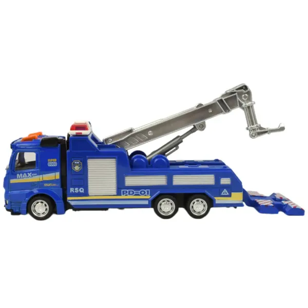 Set Polizia: Camion della polizia a retrocarica con luci e suoni in diverse varianti 19cm 1 pezzo immagine 13