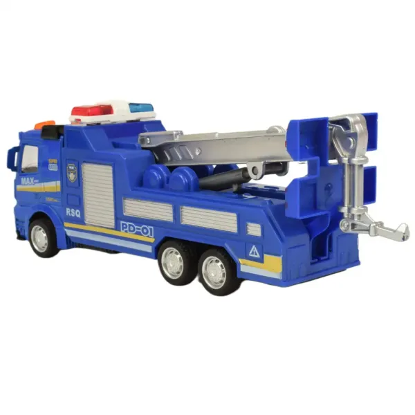 Set Polizia: Camion della polizia a retrocarica con luci e suoni in diverse varianti 19cm 1 pezzo immagine 14