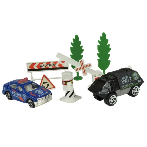 Set Polizia: Set di veicoli e accessori della polizia in diverse varianti 1 pezzo immagine 6