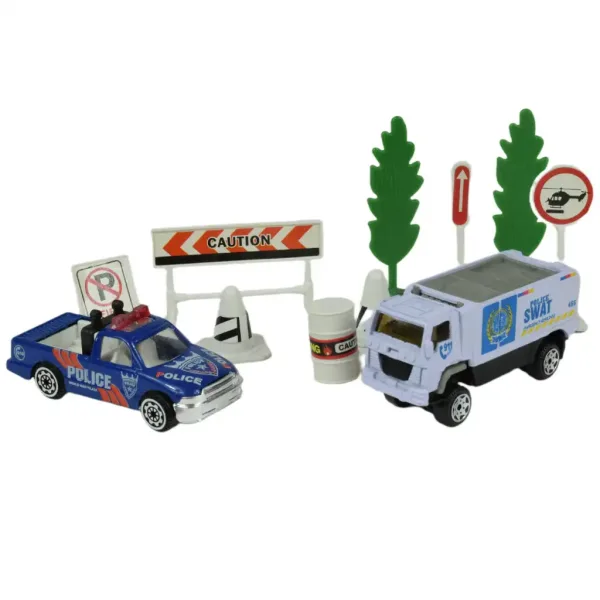 Set Polizia: Set di veicoli e accessori della polizia in diverse varianti 1 pezzo immagine 9