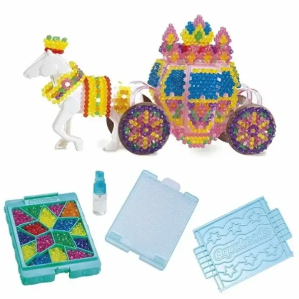 Set creativo carrozza scintillante 3D Aqua Beads immagine 2