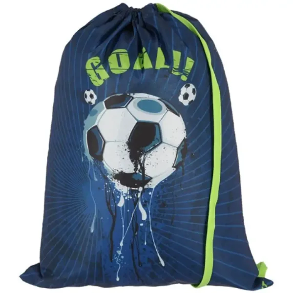 Set da 4 pezzi: zaino ergonomico per la scuola a tema calcio con astuccio. immagine 5