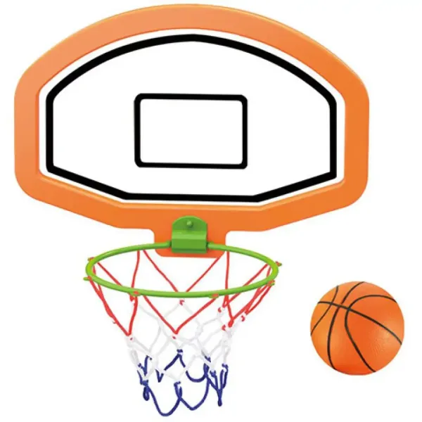 Set da basket con tabellone e palla immagine 2