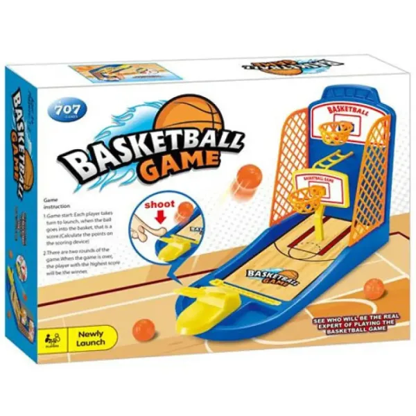 Set da basket da tavolo per una persona con lanciatore immagine 5