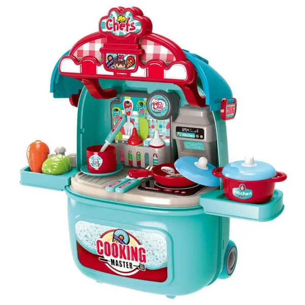 Set da cucina in valigia con luci e suoni immagine 2
