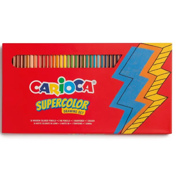 Set da disegno Supercolor 40 pezzi - Carioca immagine 1