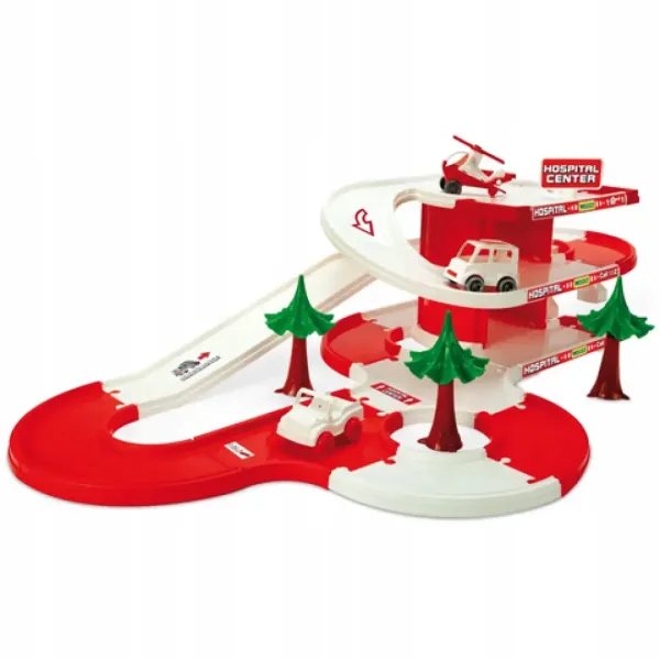 Set da gioco parcheggio ospedale - Wader immagine 2