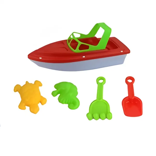 Set da spiaggia con barca in diverse varianti immagine 3
