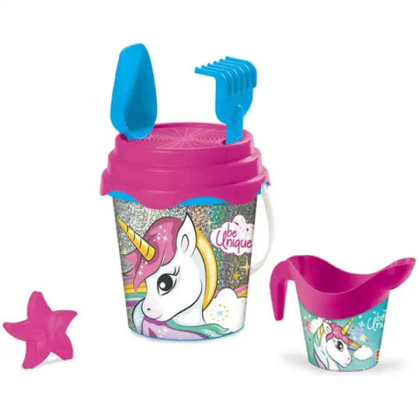Set da spiaggia unicorno con secchiello - Mondo Toys immagine 1