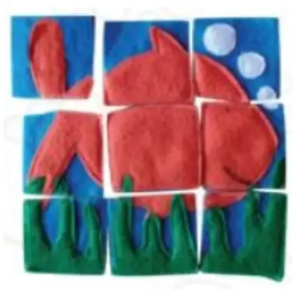 Set di 10 fogli di feltro colorati 20x30 cm immagine 2