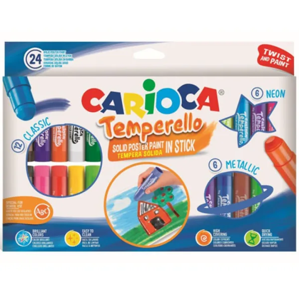 Set di 24 pennarelli colorati - Carioca immagine 1