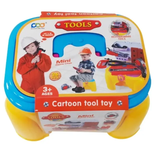 Set di 27 attrezzi in sgabello portatile immagine 2
